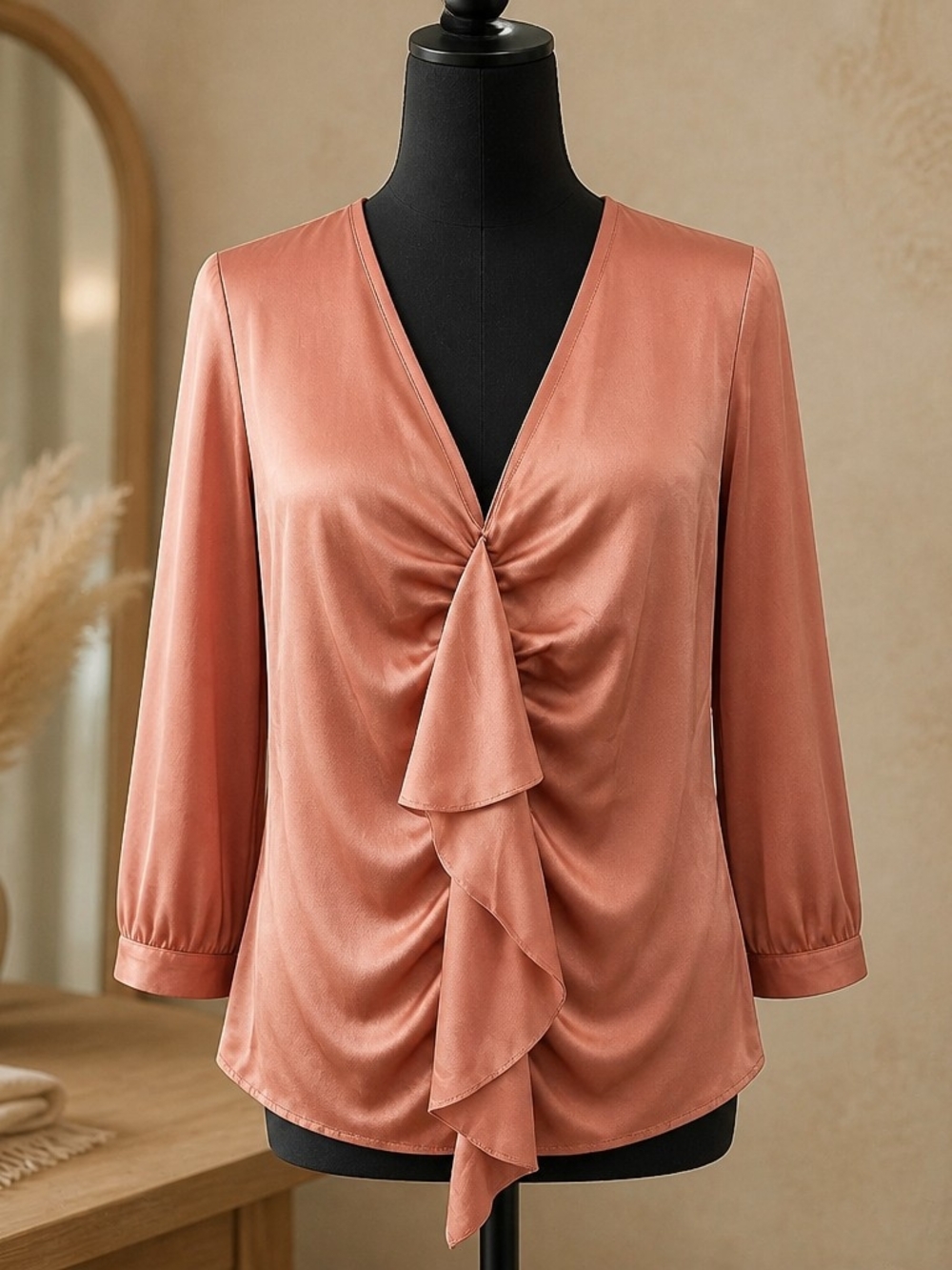 Biancoghiaccio Blouse Womens Size 42 Classic Layering Italy